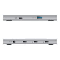 Produktbild för Club 3D Thunderbolt 4 Portable 5-in-1 Hub with Smart Power - dockningsstation - Thunderbolt 4