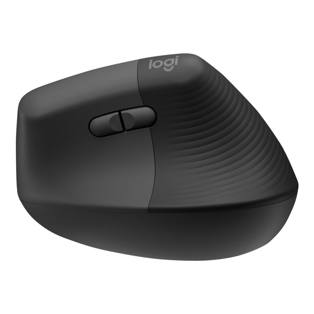 Produktbild för Logitech Lift Vertical Ergonomic Mouse - vertikal mus - Bluetooth, 2.4 GHz - grafit