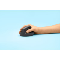 Produktbild för Logitech Lift Vertical Ergonomic Mouse - vertikal mus - Bluetooth, 2.4 GHz - grafit