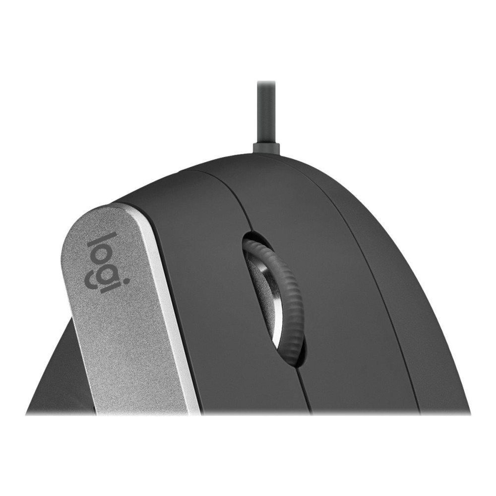 Produktbild för Logitech Lift Vertical Ergonomic Mouse - vertikal mus - Bluetooth, 2.4 GHz - grafit