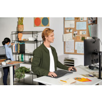 Produktbild för Logitech Lift Vertical Ergonomic Mouse - vertikal mus - Bluetooth, 2.4 GHz - grafit