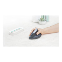 Produktbild för Logitech Lift Vertical Ergonomic Mouse - vertikal mus - Bluetooth, 2.4 GHz - grafit