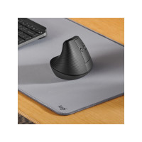 Produktbild för Logitech Lift Vertical Ergonomic Mouse - vertikal mus - Bluetooth, 2.4 GHz - grafit