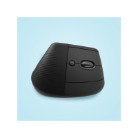Produktbild för Logitech Lift Vertical Ergonomic Mouse - vertikal mus - Bluetooth, 2.4 GHz - grafit