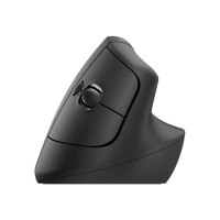 Produktbild för Logitech Lift Vertical Ergonomic Mouse - vertikal mus - Bluetooth, 2.4 GHz - grafit