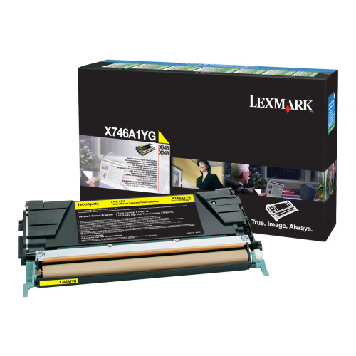 LEXMARK Lexmark - gul - original - tonerkassett - LCCP, LRP