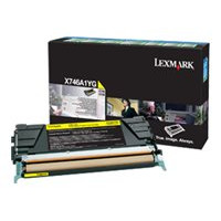 Produktbild för Lexmark - gul - original - tonerkassett - LCCP, LRP