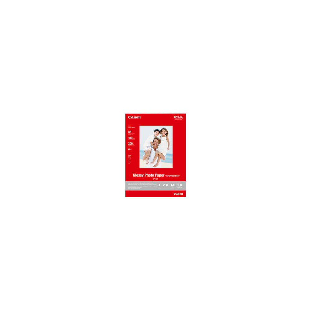 Produktbild för Canon GP-501 - fotopapper - blank - 5 ark - A4 - 170 g/m²