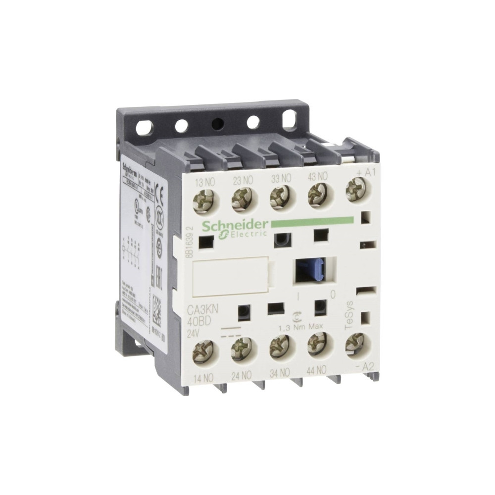 Produktbild för Schneider Electric CA3KN40BD, Vit, 24 V, CSA UL IP2x, 45 x 5...