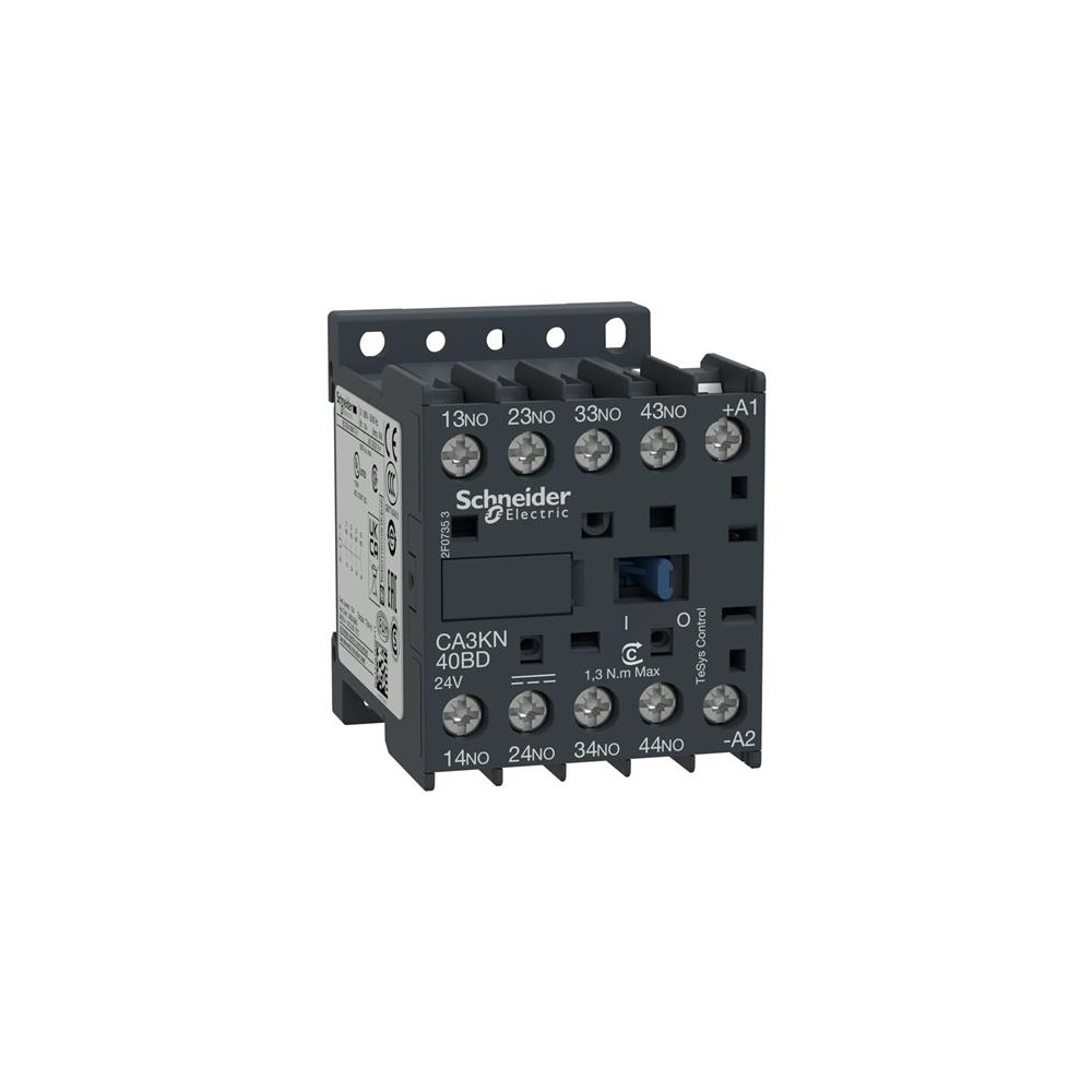 Produktbild för Schneider Electric CA3KN40BD, Vit, 24 V, CSA UL IP2x, 45 x 5...