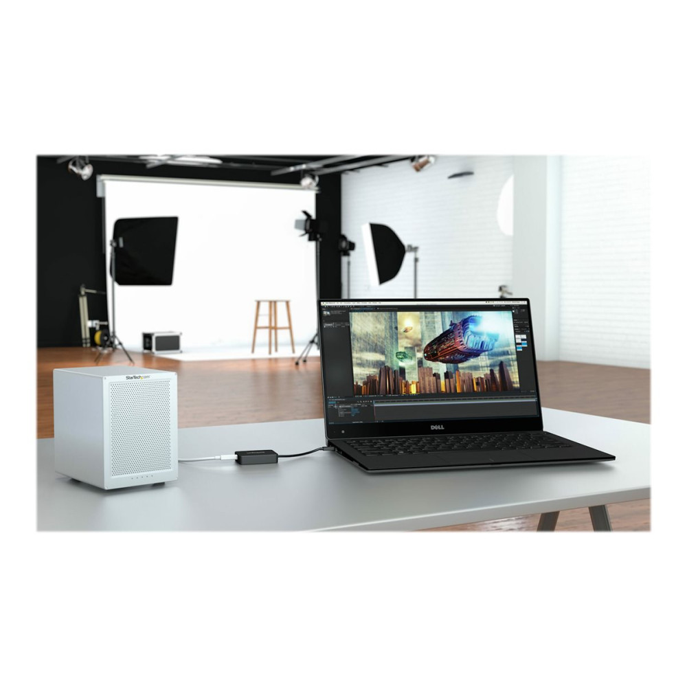 Produktbild för StarTech Thunderbolt 3 till Thunderbolt-adapter - Windows och Mac - videokort - Mini DisplayPort till USB-C - 28 cm