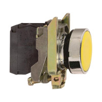 Produktbild för Schneider Electric XB4BA51, Tryckknappsbrytare, Kabel, Metal...