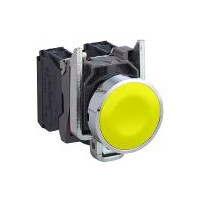 Produktbild för Schneider Electric XB4BA51, Tryckknappsbrytare, Kabel, Metal...