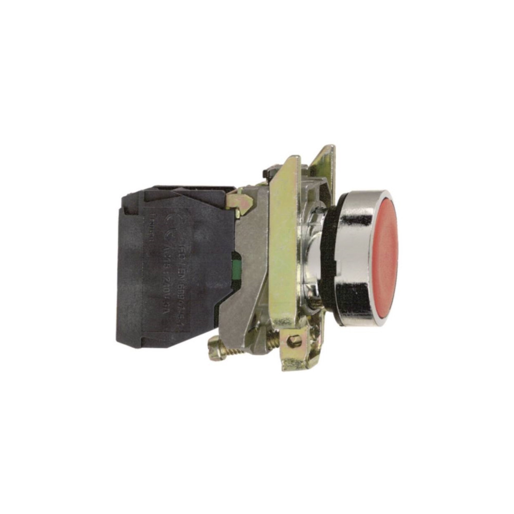 Produktbild för Schneider Electric XB4BA51, Tryckknappsbrytare, Kabel, Metal...