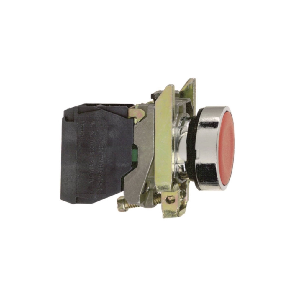 Produktbild för Schneider Electric XB4BA51, Tryckknappsbrytare, Kabel, Metal...