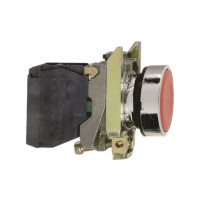 Produktbild för Schneider Electric XB4BA51, Tryckknappsbrytare, Kabel, Metal...