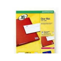 Produktbild för Etiketter Avery L7551 transparent 38,1x21,2 (låda med 1625 s...