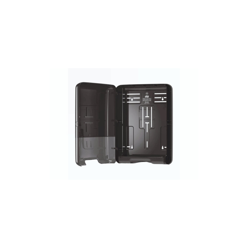 Produktbild för Dispenser tork h3 för handduksark zig-zag och centerfold, sv...