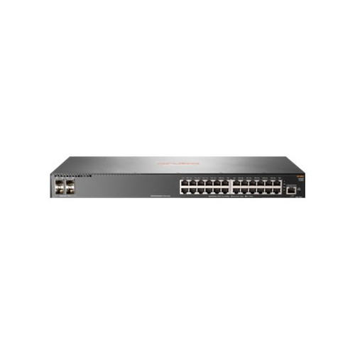 Hewlett Packard Enterprise HPE Aruba 2930F 24G 4SFP - switch - 24 portar - Administrerad - rackmonterbar