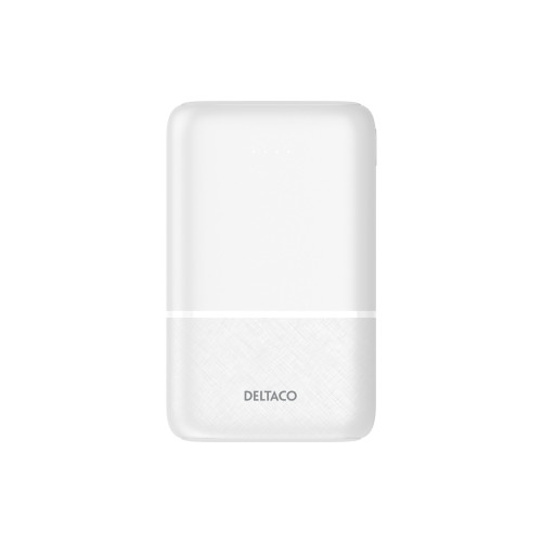 Deltaco DELTACO power bank - Li-pol - 2 x USB, USB-C - 10.5 Watt