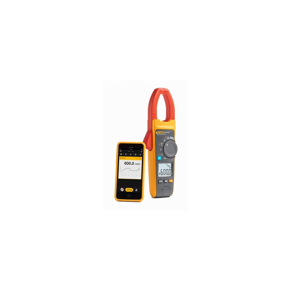 Produktbild för Fluke 4696001 Hand-multimeter, Strømtang digital CAT III 100...