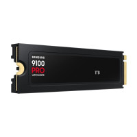 Produktbild för Samsung 9100 PRO MZ-VAP1T0 - SSD - 1 TB - med kylfläns - PCI Express 5.0 x4 (NVMe)