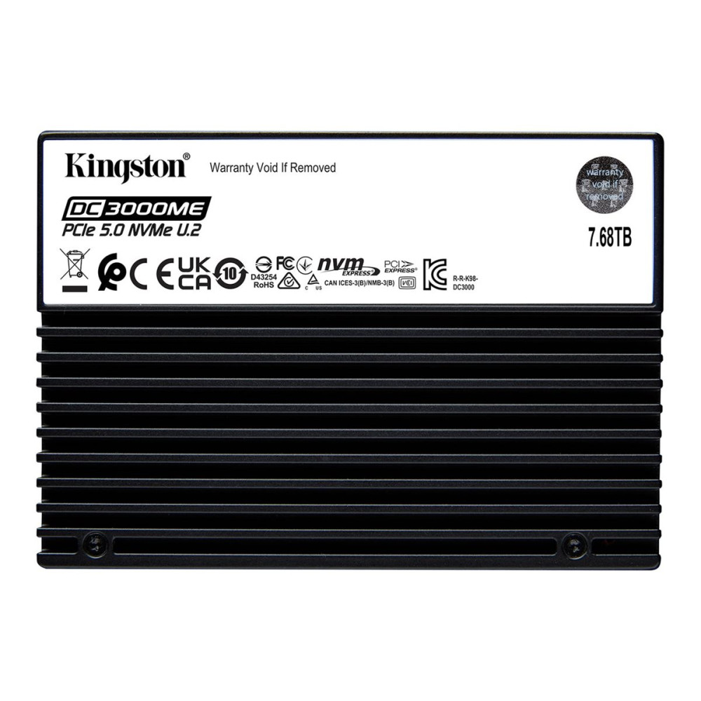 Produktbild för Kingston DC3000ME - SSD - Enterprise - 7.68 TB - U.2 PCIe 5.0 x4 (NVMe)