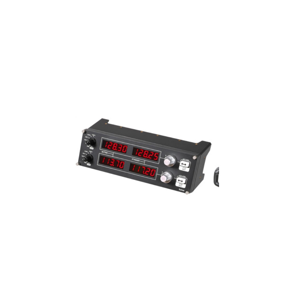 Produktbild för Logitech Flight Radio Panel - instrumentpanel till flygsimulator - kabelansluten