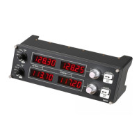 Produktbild för Logitech Flight Radio Panel - instrumentpanel till flygsimulator - kabelansluten