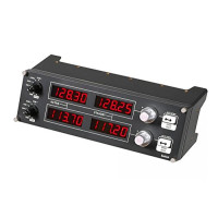 Produktbild för Logitech Flight Radio Panel - instrumentpanel till flygsimulator - kabelansluten