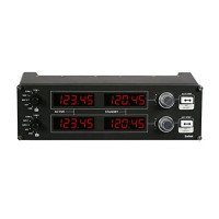 Produktbild för Logitech Flight Radio Panel - instrumentpanel till flygsimulator - kabelansluten