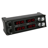 Produktbild för Logitech Flight Radio Panel - instrumentpanel till flygsimulator - kabelansluten