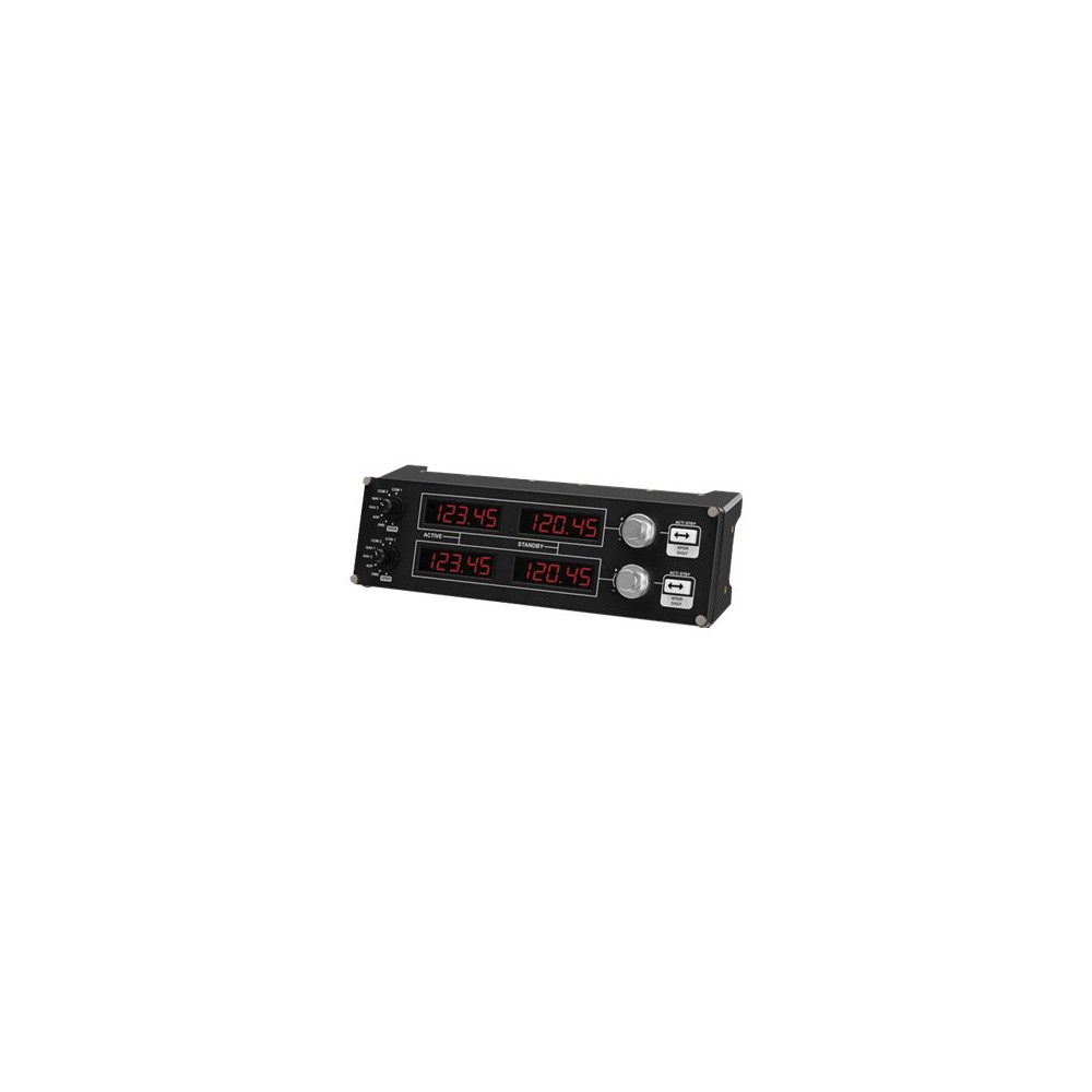 Produktbild för Logitech Flight Radio Panel - instrumentpanel till flygsimulator - kabelansluten