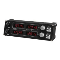 Produktbild för Logitech Flight Radio Panel - instrumentpanel till flygsimulator - kabelansluten