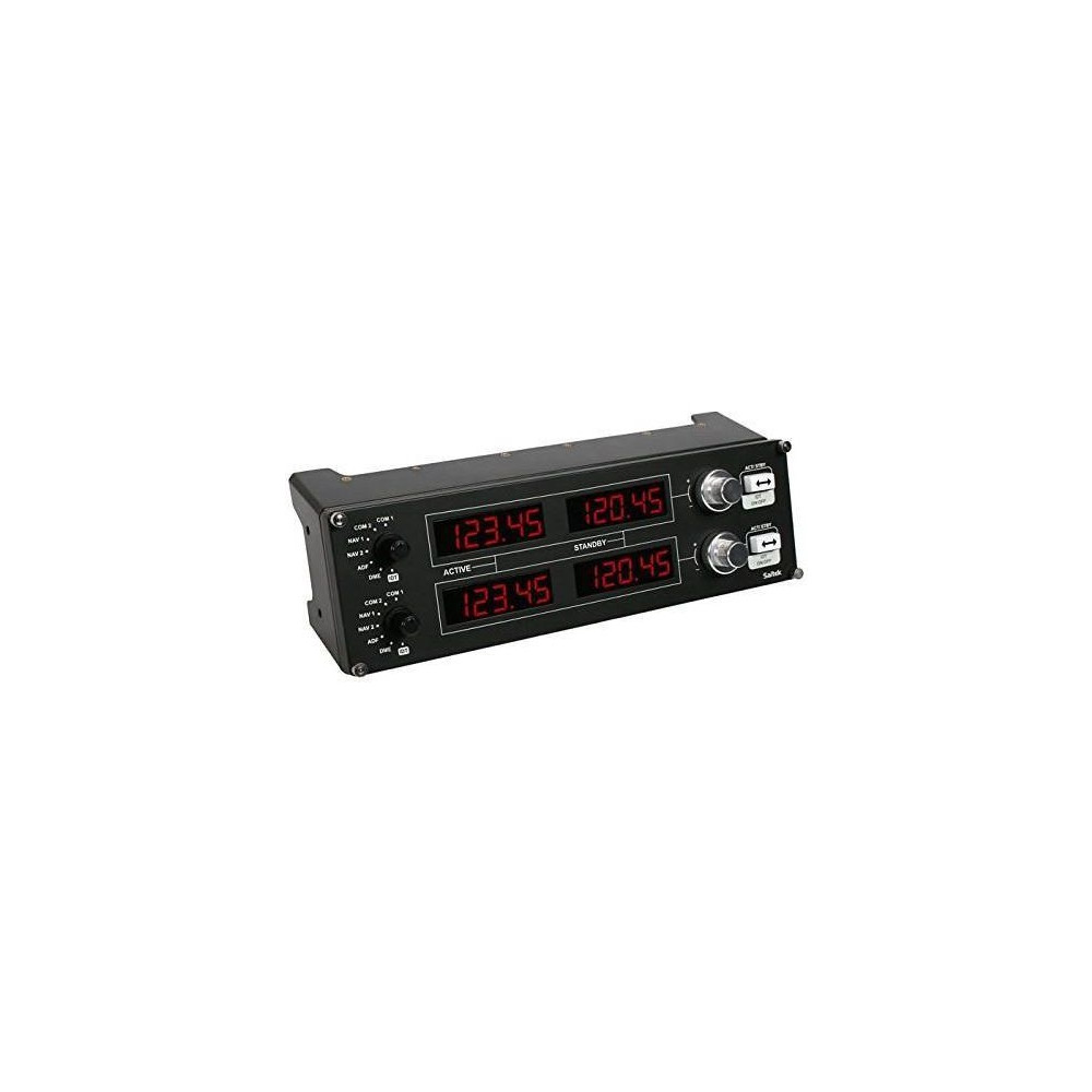 Produktbild för Logitech Flight Radio Panel - instrumentpanel till flygsimulator - kabelansluten