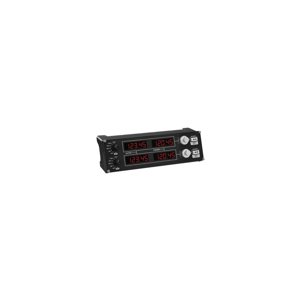 Produktbild för Logitech Flight Radio Panel - instrumentpanel till flygsimulator - kabelansluten
