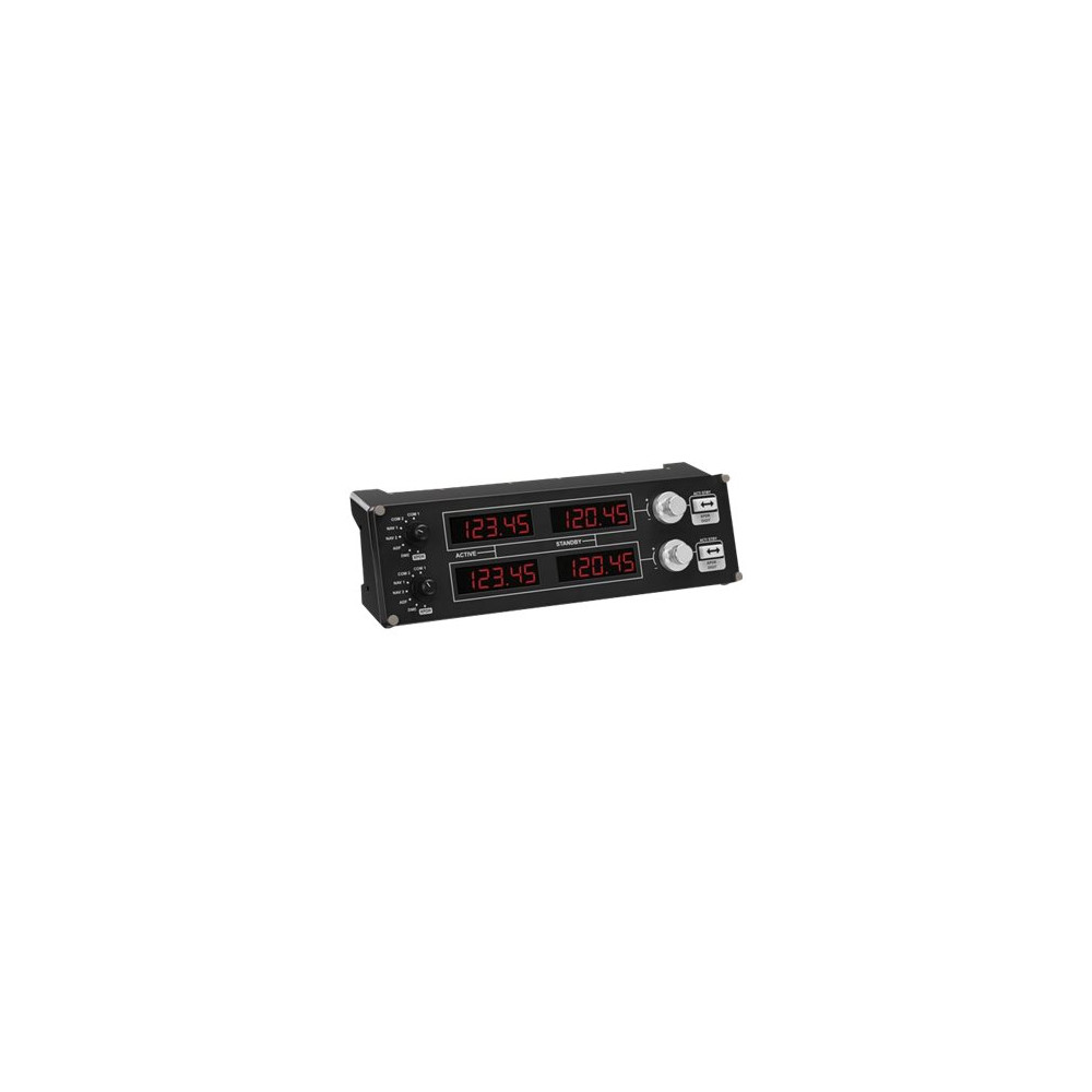 Produktbild för Logitech Flight Radio Panel - instrumentpanel till flygsimulator - kabelansluten