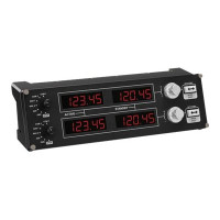 Produktbild för Logitech Flight Radio Panel - instrumentpanel till flygsimulator - kabelansluten