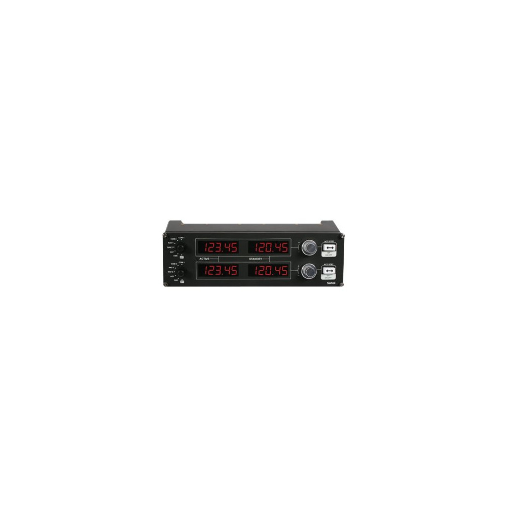Produktbild för Logitech Flight Radio Panel - instrumentpanel till flygsimulator - kabelansluten