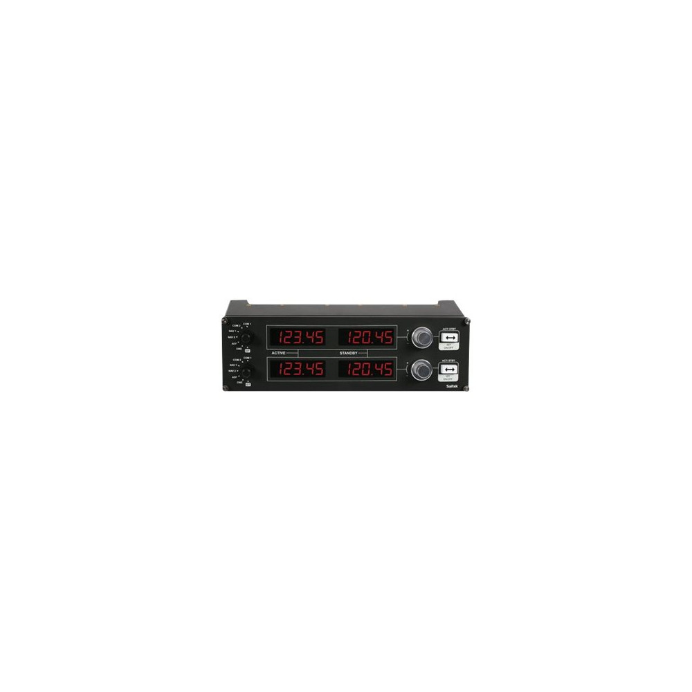 Produktbild för Logitech Flight Radio Panel - instrumentpanel till flygsimulator - kabelansluten