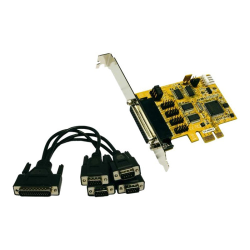 Exsys Exsys EX-44044-2 - seriell adapter - PCIe x16 - RS-232/V.24 x 4