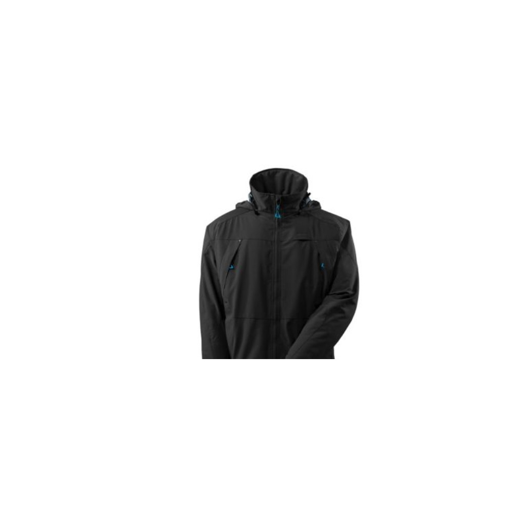 Produktbild för MASCOT 17035-411-09, Jacka, Män, Svart, L, Elastin, 200 g/m²