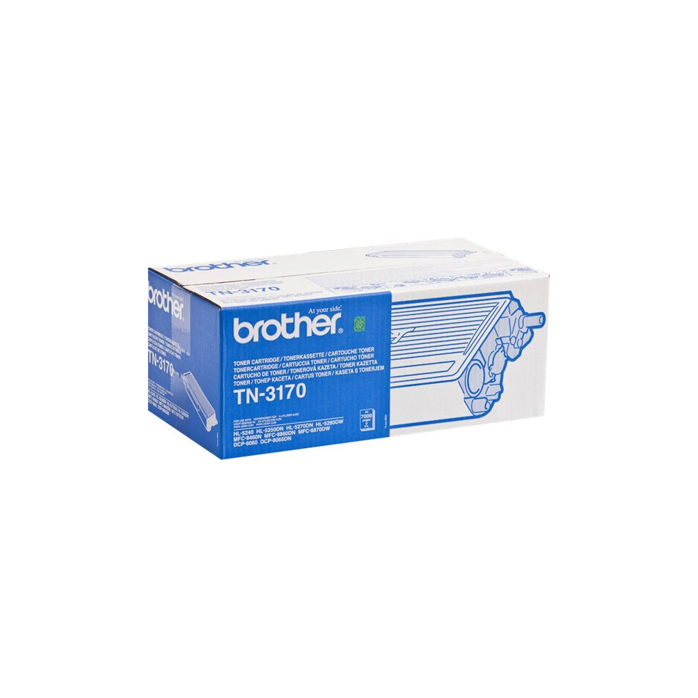 Produktbild för Brother TN3170 - svart - original - tonerkassett