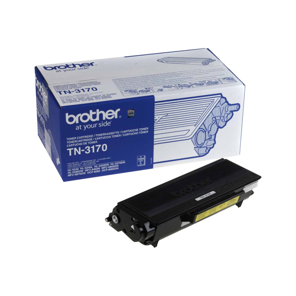 Produktbild för Brother TN3170 - svart - original - tonerkassett