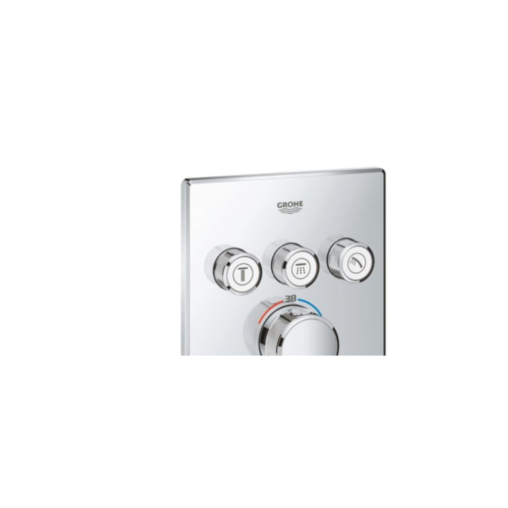 Produktbild för GROHE 29126000, Badkar och dusch, Roterande kranvred, Stål,...