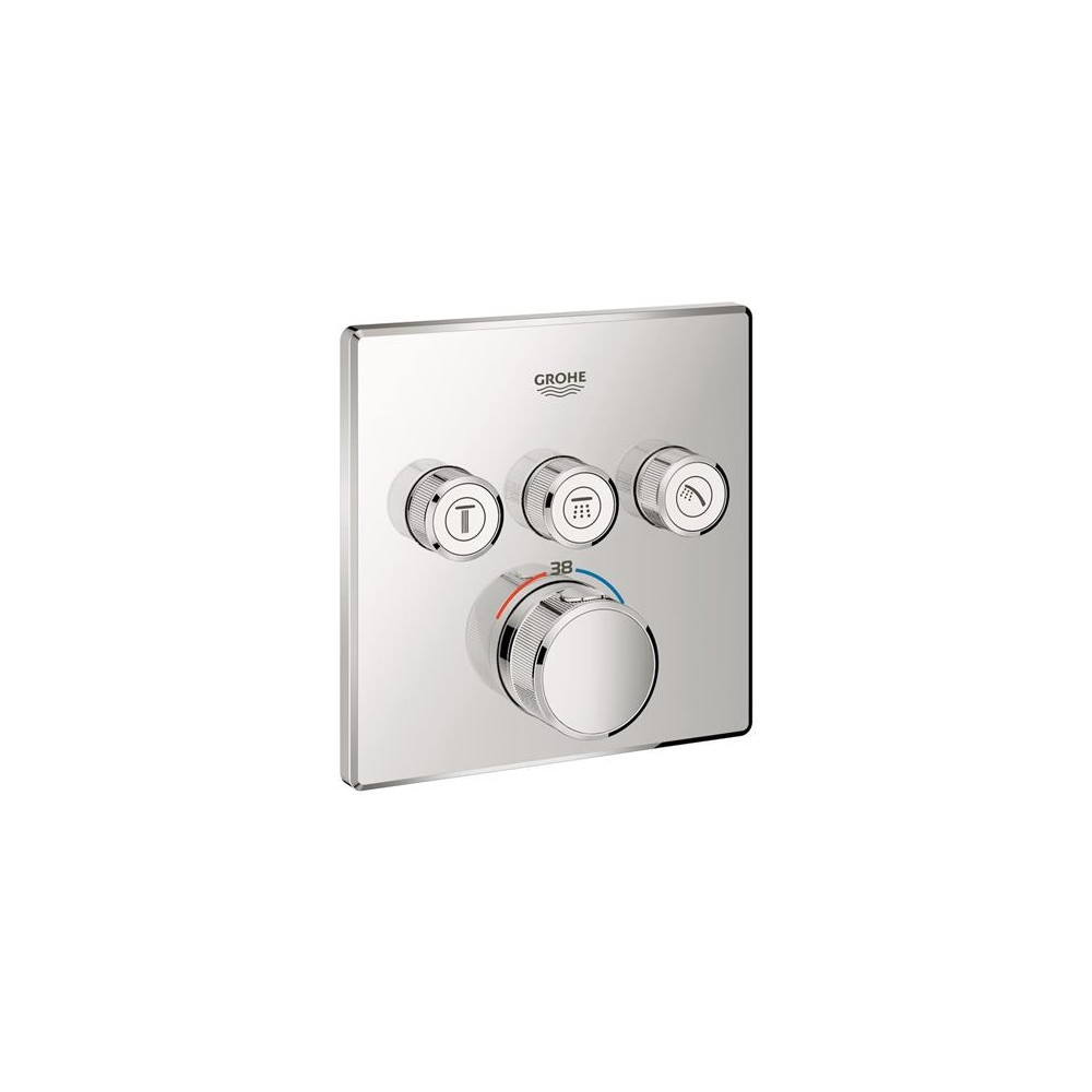 Produktbild för GROHE 29126000, Badkar och dusch, Roterande kranvred, Stål,...