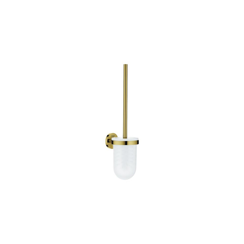 Produktbild för Grohe Essentials väggmonterad toalettborste med glashållare
