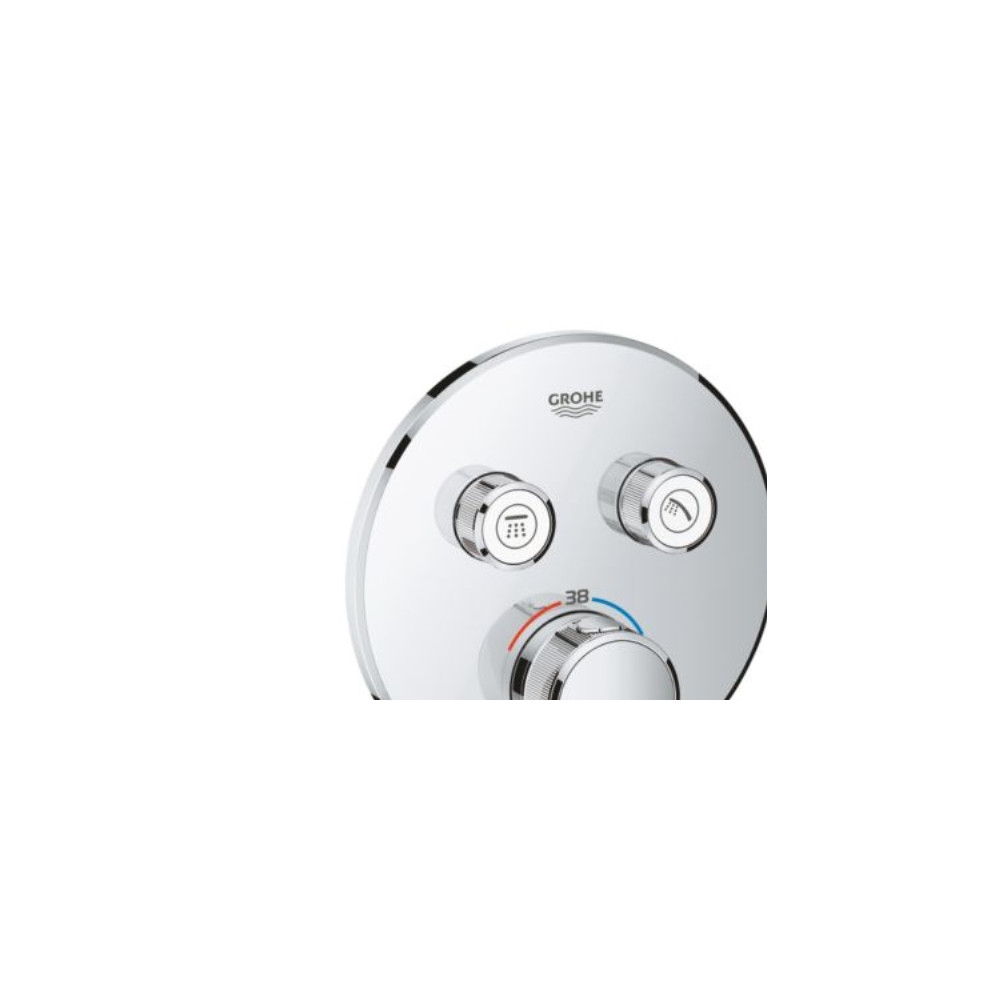 Produktbild för GROHE Grohtherm Smartcontrol Inbyggd termostat med två venti...
