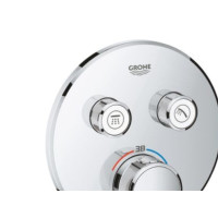 Produktbild för GROHE Grohtherm Smartcontrol Inbyggd termostat med två venti...