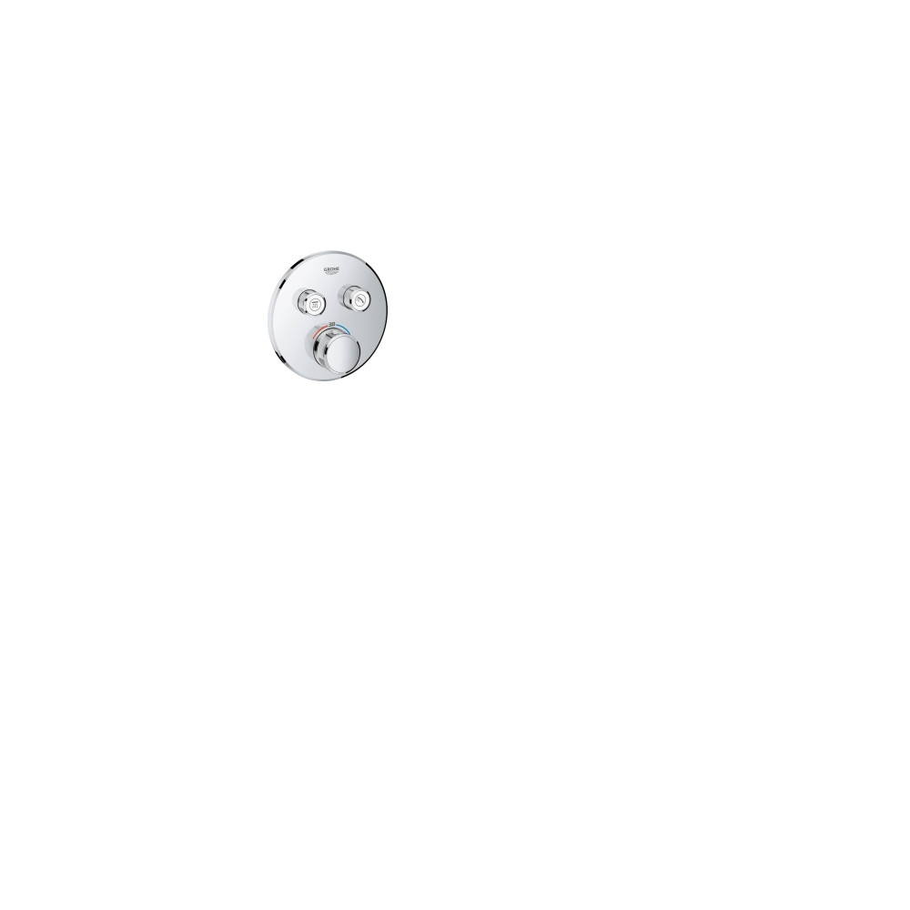 Produktbild för GROHE Grohtherm Smartcontrol Inbyggd termostat med två venti...